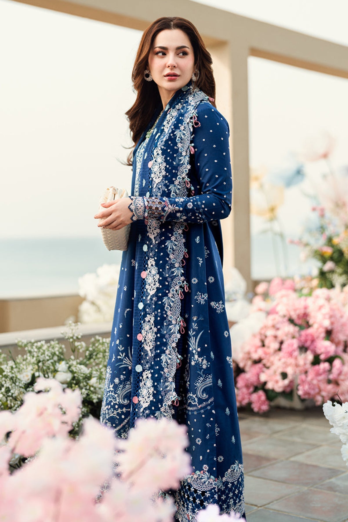 QALAMKAR LUXURY EMBROIDERED 3 PIECE LAWN