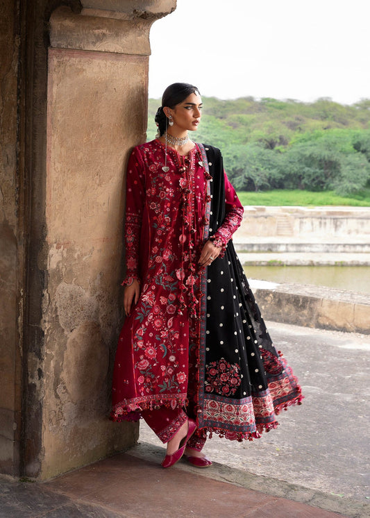 HUSSAIN REHAR LUXURY EMBROIDERED 3 PIECE