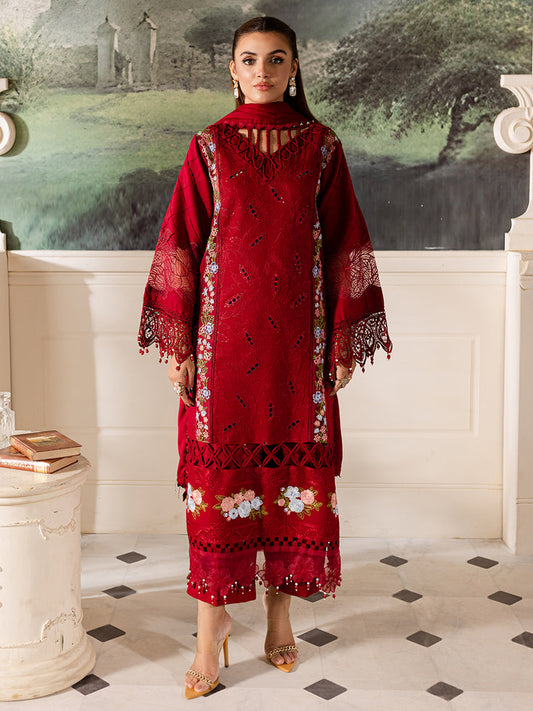 PARISHAY LUXURY EMBROIDERED LAWN 3 PC