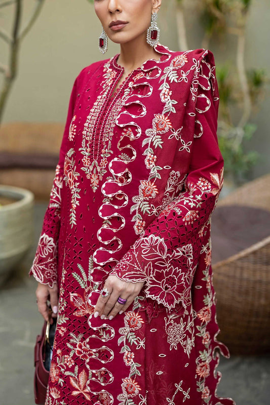 AKBAR ASLAM LUXURY EMBROIDERED LAWN 3 PC