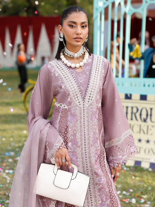 BIN ILYAS LUXURY EMBROIDERED 3 PC ARTICLE