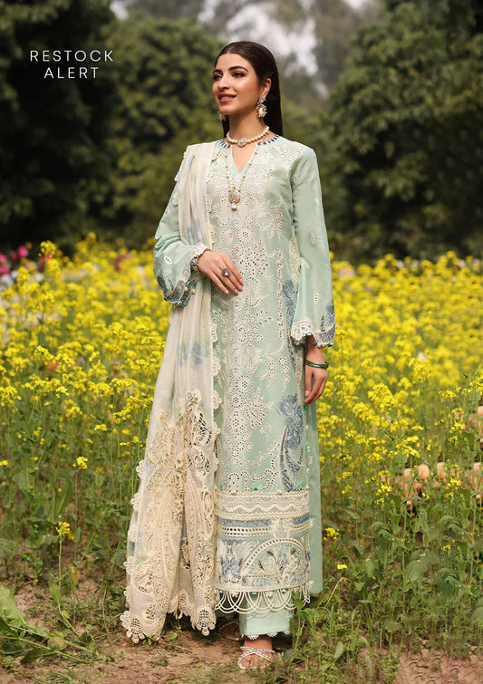 KAHF EMBROIDERED LAWN 3 PIECE