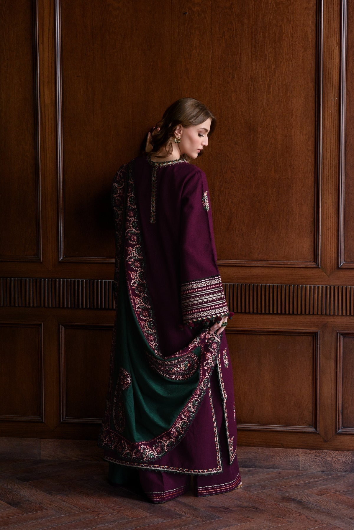 ZAIB LUXURY EMBROIDERED 3 PC ARTICLE