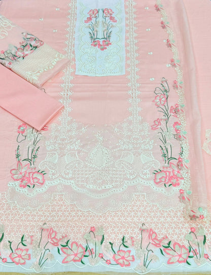 BIN ILLYAS LUXURY EMBROIDERED UNSTITCHED 3 PC