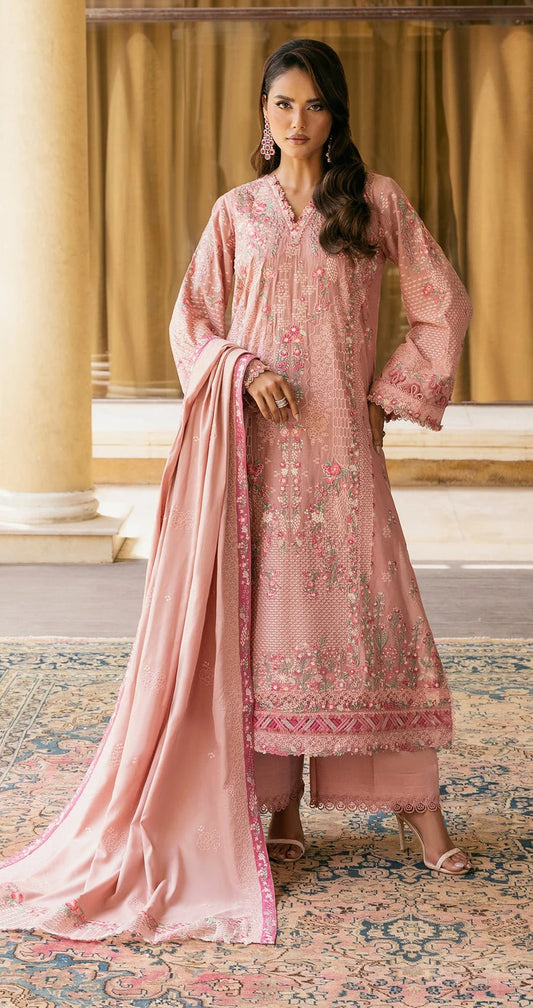 ELAF LUXURY LAWN EMBROIDERED 3 PIECE