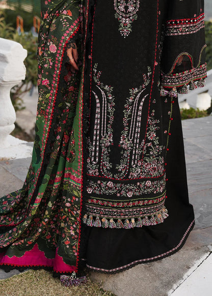 HUSSAIN REHAR LUXURY LAWN 3 PC EMBROIDERED SET