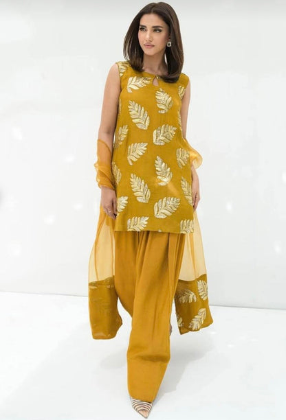 Laam Trending Dhanak Embroidered 2 Piece