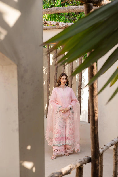MANSA LUXURY EMBROIDERED LAWN 3 PIECE