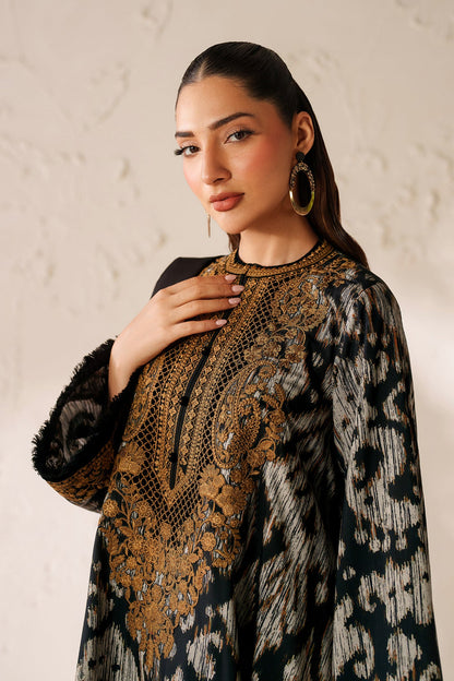 BAROQUE PRINTED 3 PIECE WITH PATCHES AND READY DUPPATA