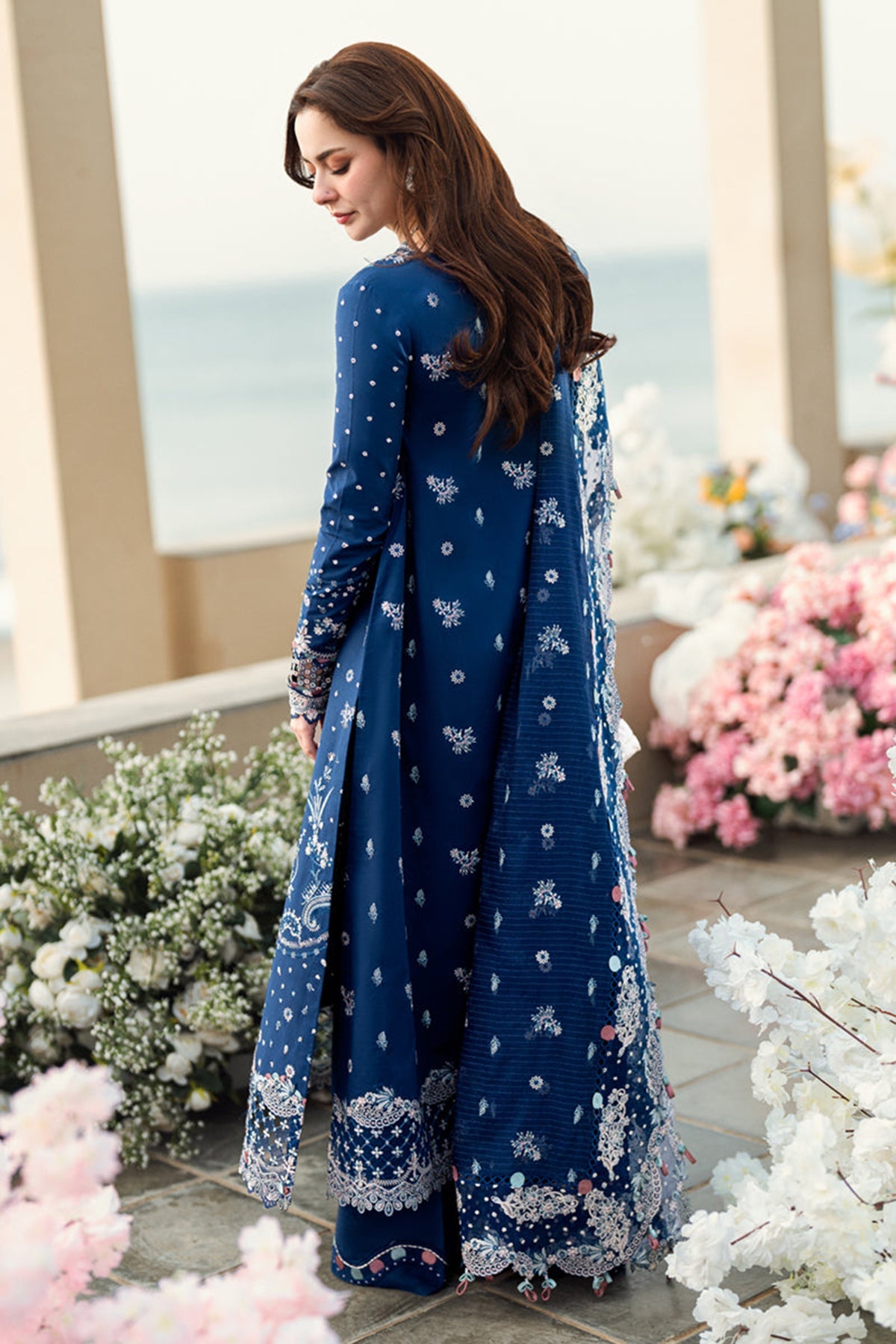 QALAMKAR LUXURY EMBROIDERED 3 PIECE LAWN