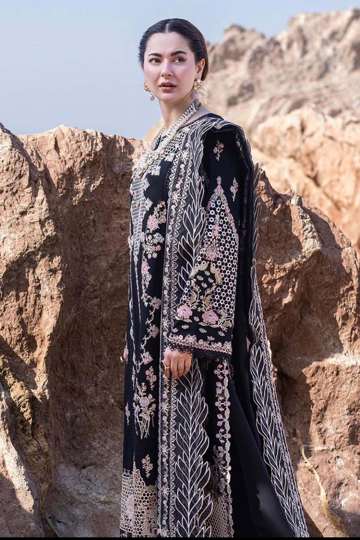 ELAF LUXURY EMBROIDERED 3 PIECE
