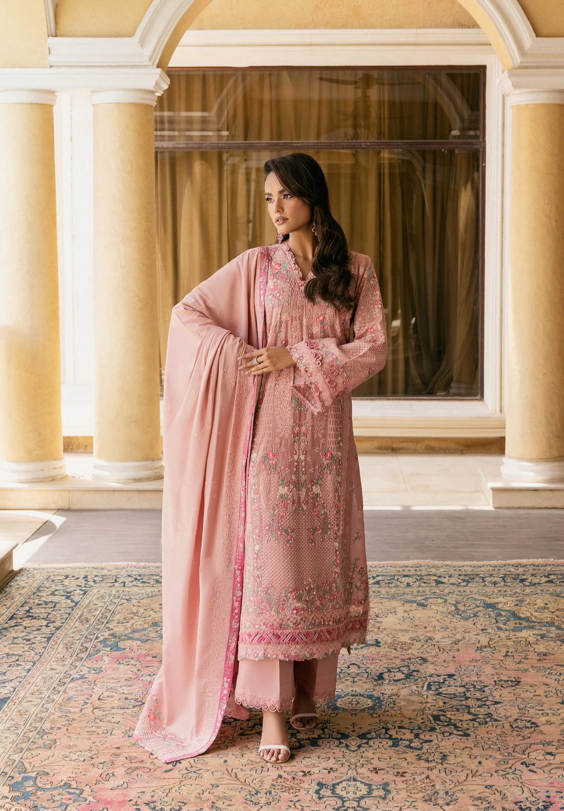 ELAF LUXURY LAWN EMBROIDERED 3 PIECE