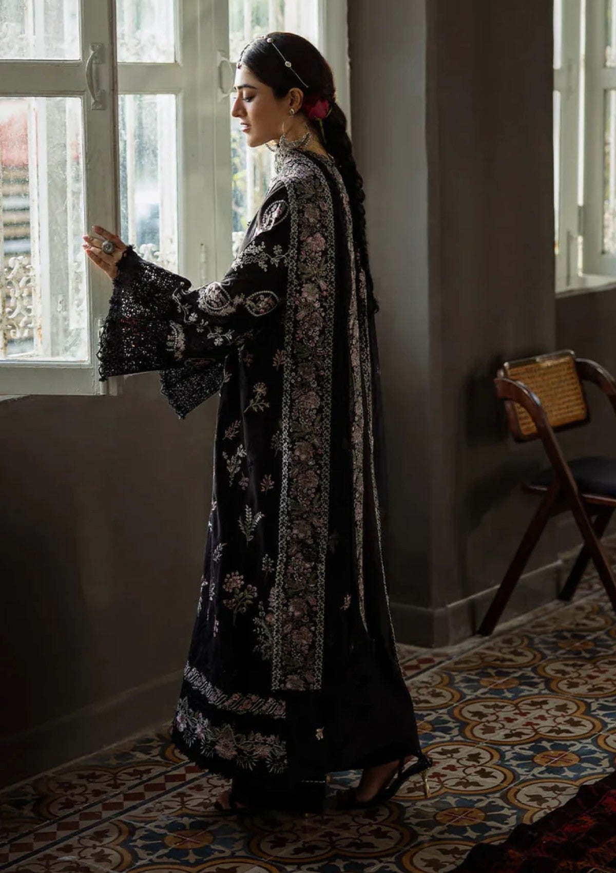 KAHF LUXURY EMBROIDERED 3 PIECE