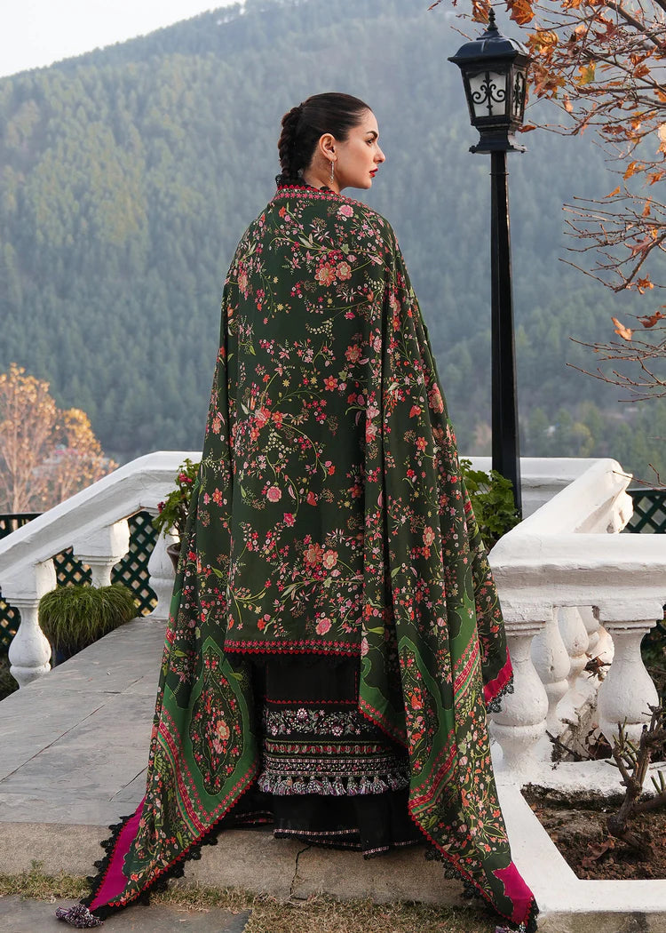 HUSSAIN REHAR LUXURY LAWN 3 PC EMBROIDERED SET