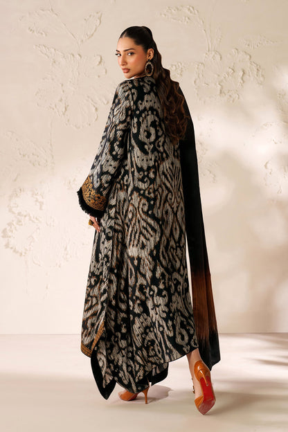 BAROQUE PRINTED 3 PIECE WITH PATCHES AND READY DUPPATA