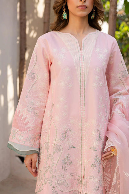 MANSA LUXURY EMBROIDERED LAWN 3 PIECE
