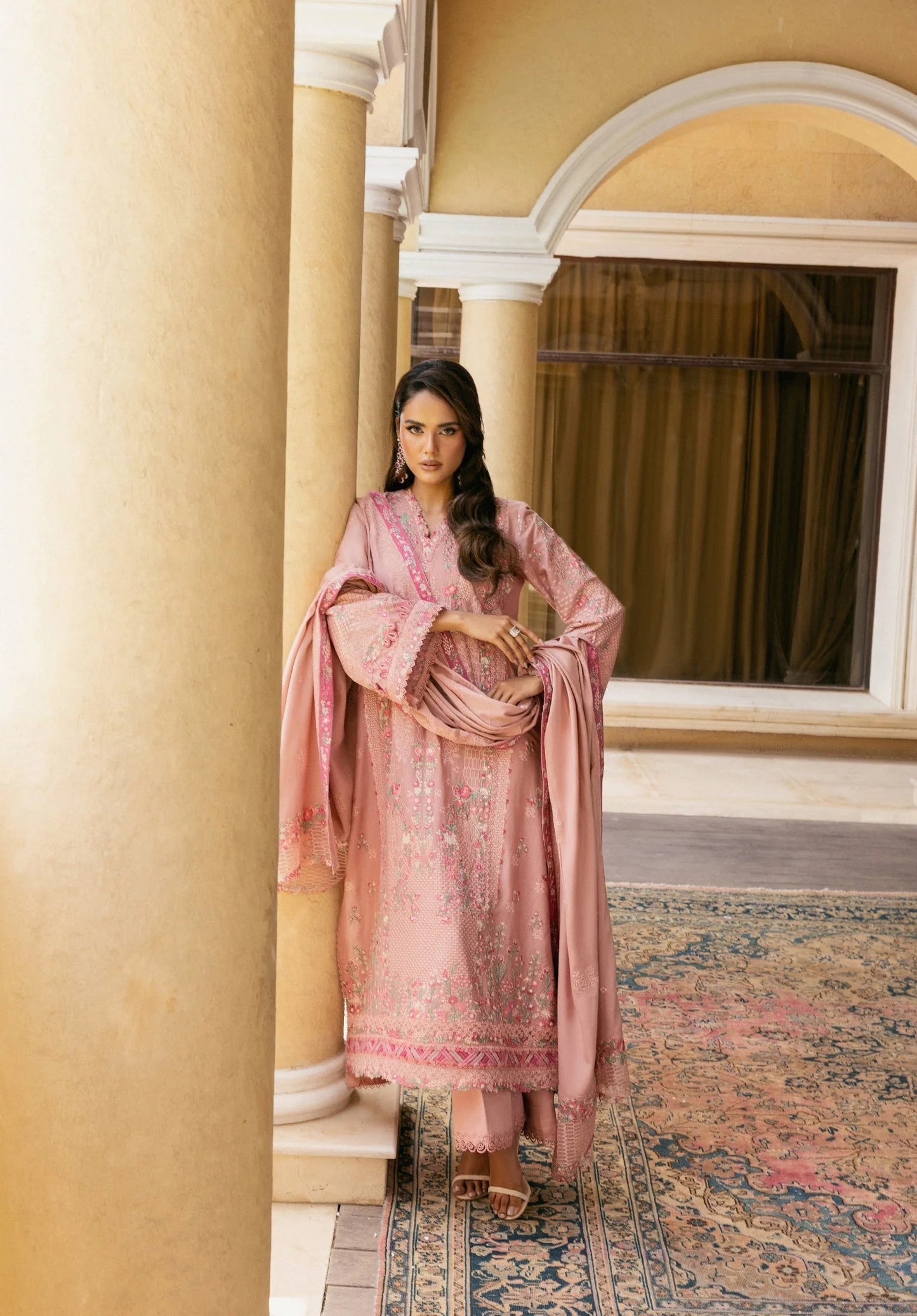 ELAF LUXURY LAWN EMBROIDERED 3 PIECE