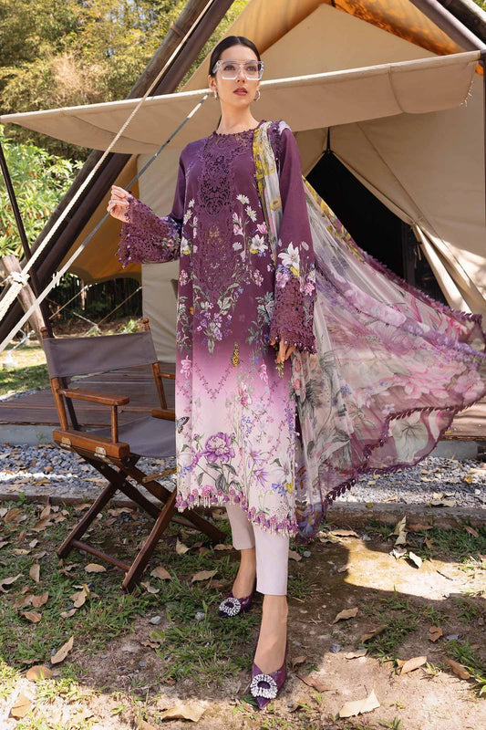 MARIA B. ARTICLE WITH EMBROIDERED PATCHES AND READY DUPPATA
