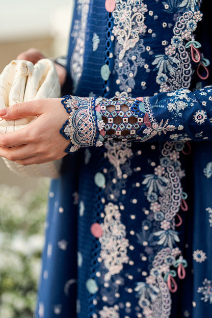 QALAMKAR LUXURY EMBROIDERED 3 PIECE LAWN
