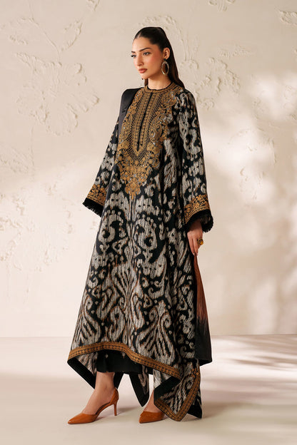 BAROQUE PRINTED 3 PIECE WITH PATCHES AND READY DUPPATA