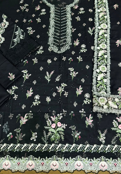 Dhanak Embroidered 3 Pc
