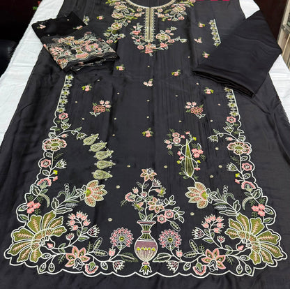 Black Kaftan 2 Pc