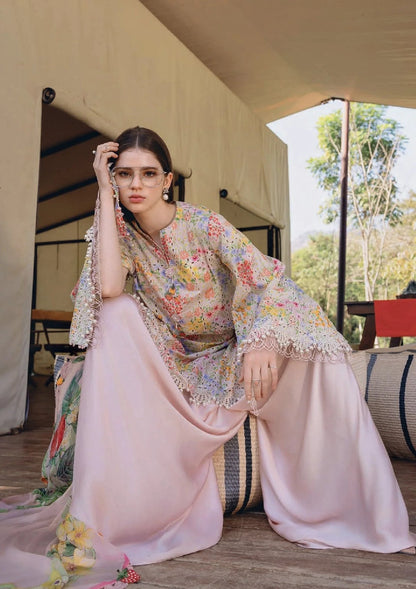 MARIA B. PRINTED 3 PIECE WITH PATCHES AND READY DUPPATA