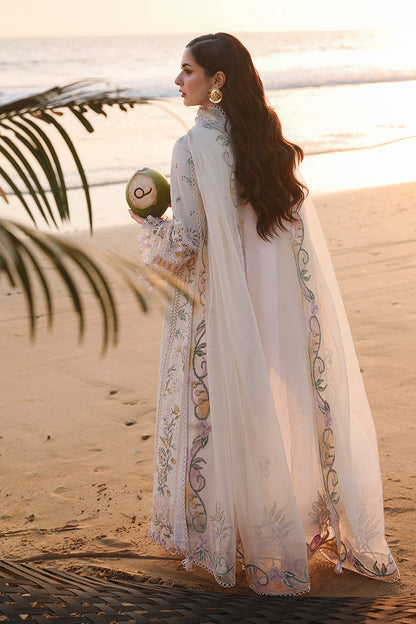 QALAMKAR LUXURY EMBROIDERED LAWN 3 PC