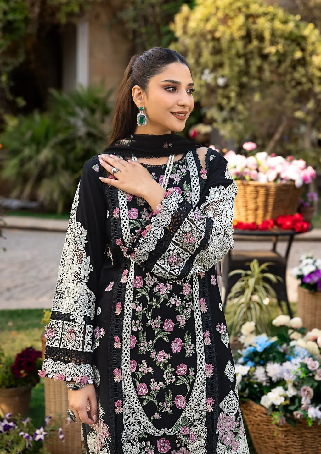 ELAF LUXURY EMBROIDERED UNSTITCHED 3 PC ARTICLE