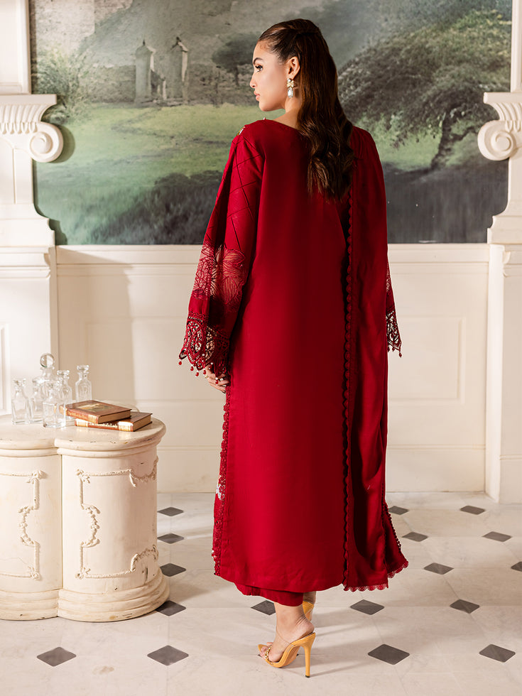 PARISHAY LUXURY EMBROIDERED LAWN 3 PC