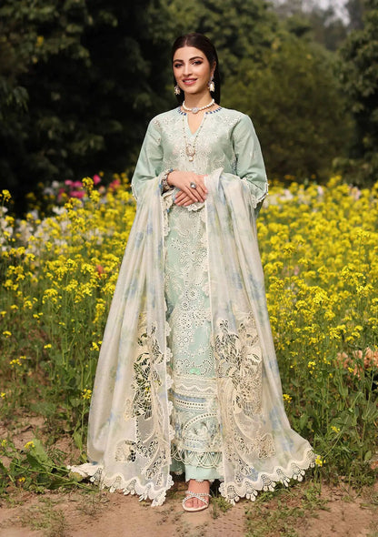 KAHF EMBROIDERED LAWN 3 PIECE