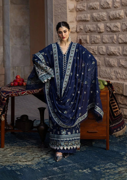 KAHF LUXURY EID EMBROIDERED 3 PC ARTICLE