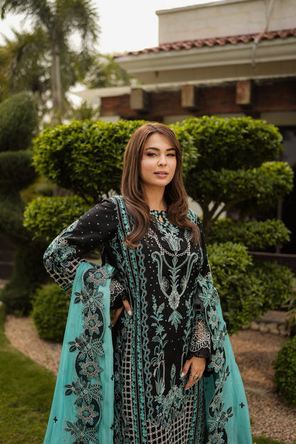 ANEELAS LUXURY EMBROIDERED LAWN 3 PIECE