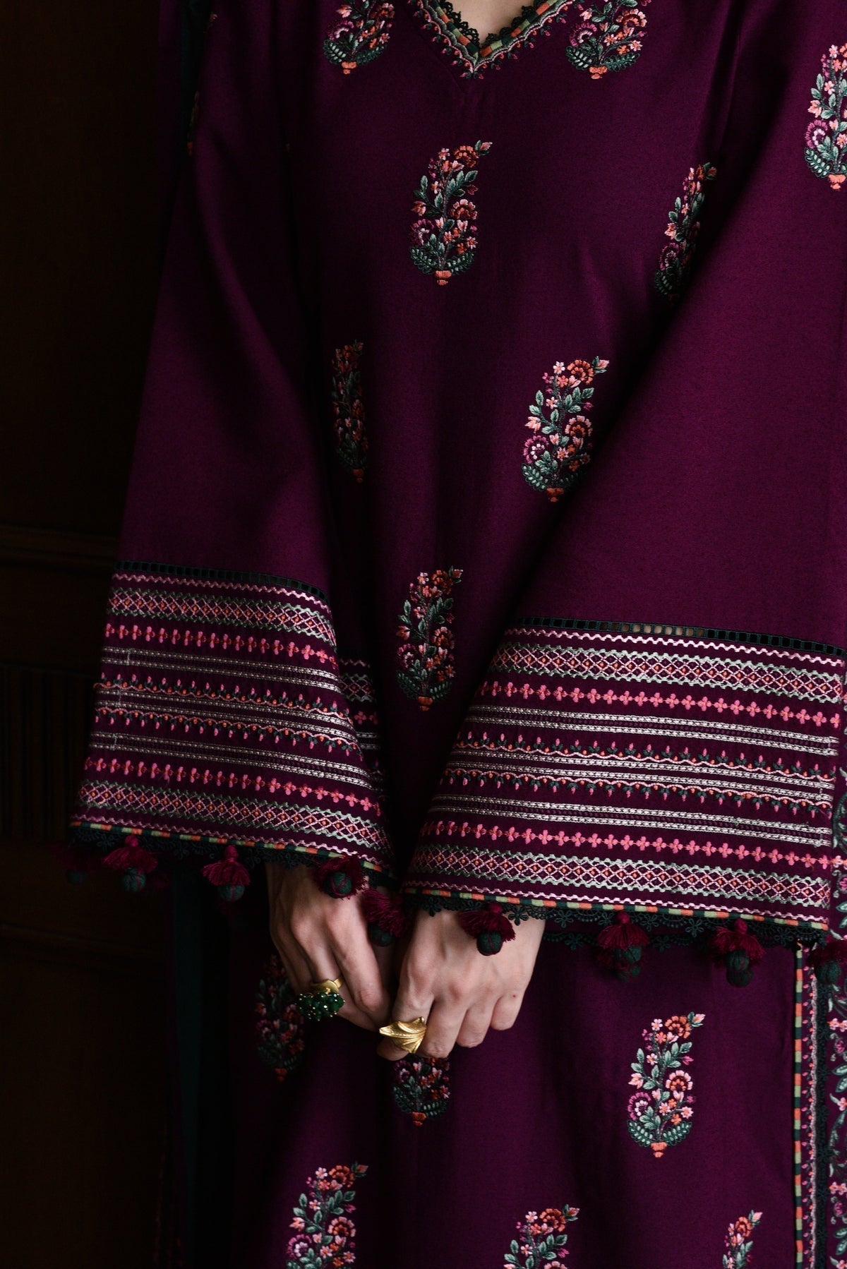 ZAIB LUXURY EMBROIDERED 3 PC ARTICLE