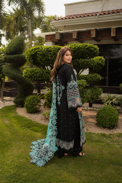 ANEELAS LUXURY EMBROIDERED LAWN 3 PIECE