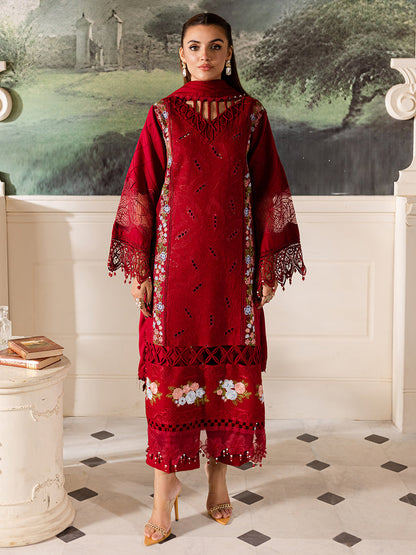 PARISHAY LUXURY EMBROIDERED LAWN 3 PC