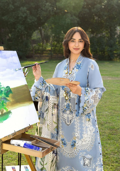 Dhanak Embroidered 3 Pc