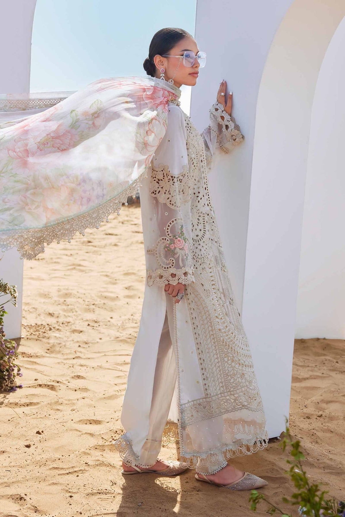 MARIA B. LUXURY EMBROIDERED 3 PC