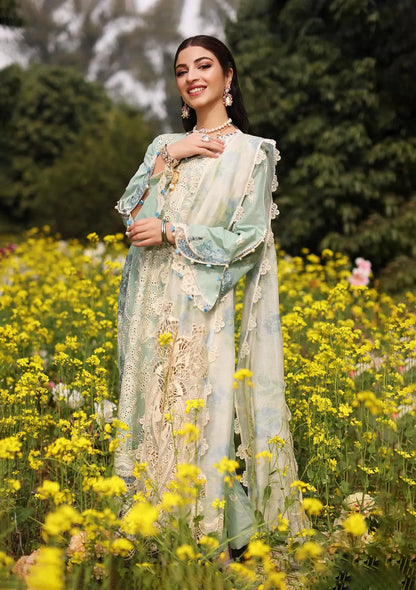 KAHF EMBROIDERED LAWN 3 PIECE