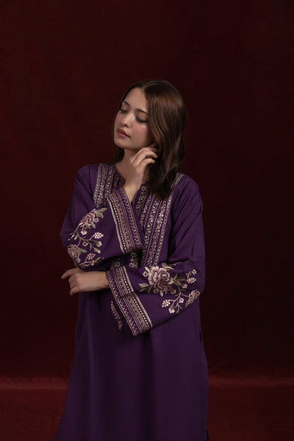 URGE PRET LUXURY  EMBROIDERED UNSTITCHED LAWN 2 PIECE