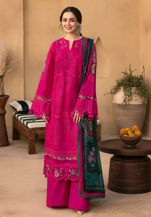 SAIRA RIZWAN LUXURY LAWN EMBROIDERED UNSTITCHED 3 PC ARTICLE