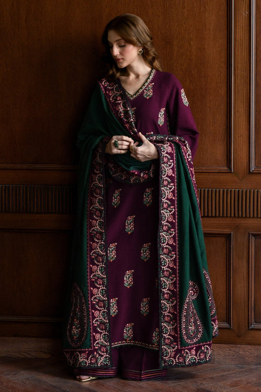 ZAIB LUXURY EMBROIDERED 3 PC ARTICLE