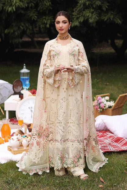 KAHF LUXURY EMBROIDERED UNSTITCHED LAWN 3 PC