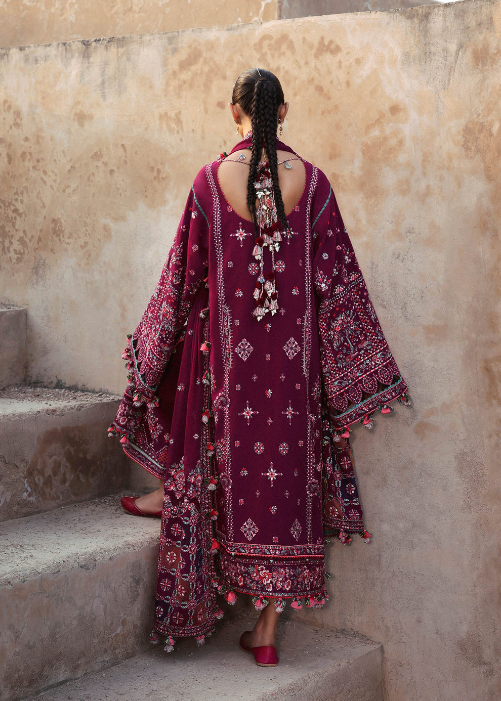 HUSSAIN REHAR HANGING PREMIUM LUXURY EMBROIDERED ARTICLE