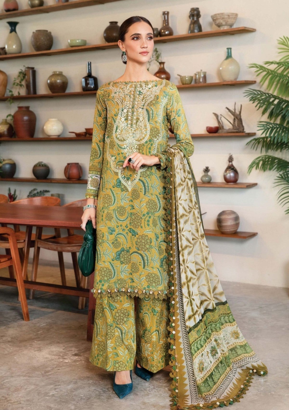 Maria.b Lawn 3 Pc