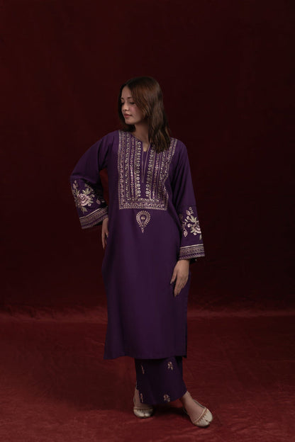 URGE PRET LUXURY  EMBROIDERED UNSTITCHED LAWN 2 PIECE