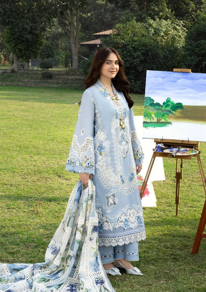 Dhanak Embroidered 3 Pc