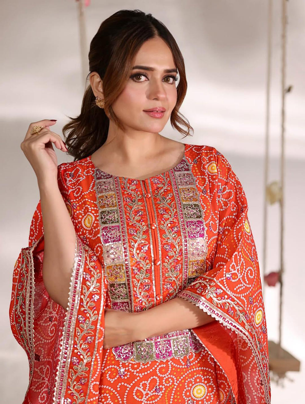 ANEELAS PRINTED LAWN 3 PC WITH PATCHES