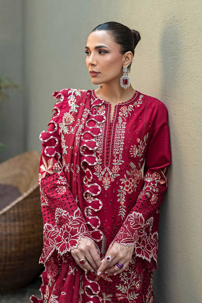 AKBAR ASLAM LUXURY EMBROIDERED LAWN 3 PC