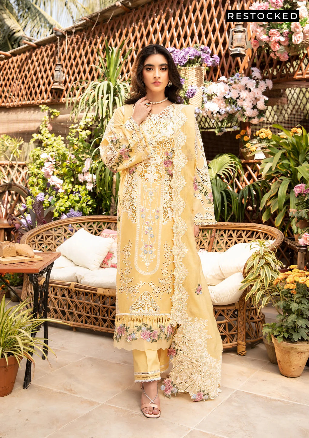 ELAF LUXURY EMBROIDERED LAWN 3 PC